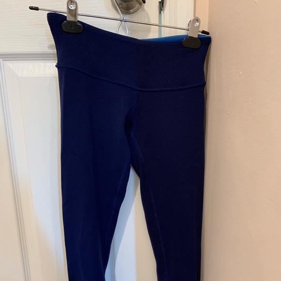 Lululemon Reversible Wunder Under Crop Leggings - Picture 9 of 10